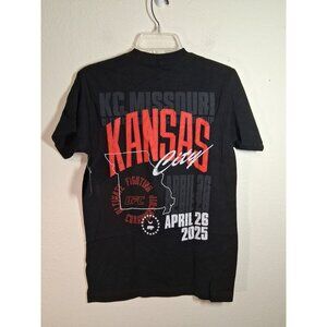 NWT UFC Kansas City T-Shirt Boxing Graphic Tee April 26 2025 Black Size Small